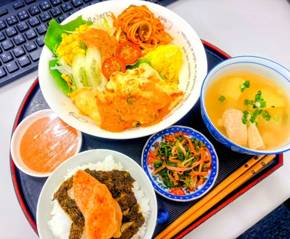 🐓鶏ささみのピカタ スパイシー明太子ソース🐓|TakeBooさん