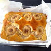 米粉のバナナパウンドケーキ🍌| ぽよさん