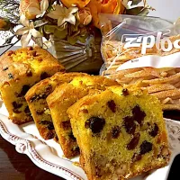 八朔ピールとラムレーズンのパウンドケーキ✨