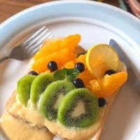 スイーツポテトさんの料理 デニッシュパンde簡単スイーツ|fumfumさん