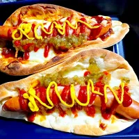 シャウエッセンでナンドッグ
見た目わかんないけどピザソースとカレーソースの2種類で♪♪|naoさん