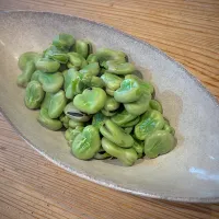♡そら豆塩茹で♡|ゆかぱんさん