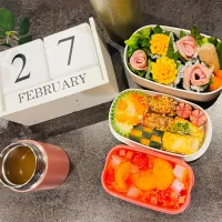 お花のり巻き弁当。| MUY_Beeeeさん