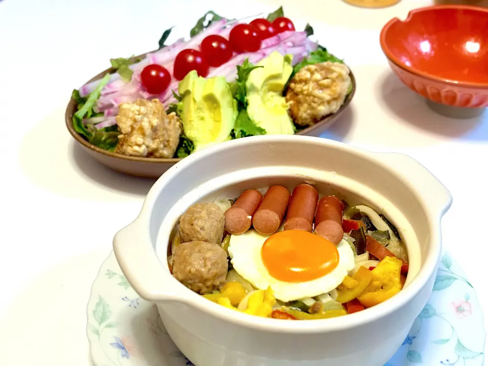 白味噌仕立ての和風ポトフ鍋うどん🍲|マニラ男さん
