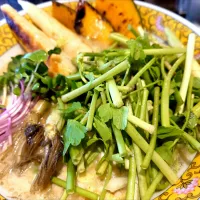 【3/1までの今週の限定】 
【2016年創業】
塩生姜らー麺専門店MANNISH@淡路町本店
酒粕味噌の芹ときりたんぽのらー麺
@淡路町3分/神田4分
(JR秋葉原駅から徒歩15分)
26054
〈醤28塩11噌󠄀5タ2出3F2冷0チ1混1つ0担1〉