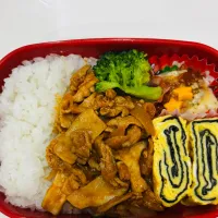 ポークチャップ弁当🍅|ちはるさん