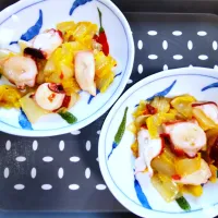 蛸と白菜の梅ドレッシング|sakuraいくこさん