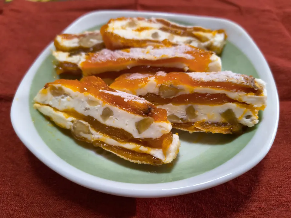 干し柿とクリームチーズのミルフィーユ|みよぱさん