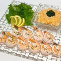 【手作りオーロラタルタルソースでまみれよう！🎯】カクテルシュリンプ🦐＋まみれ過ぎ唐揚げの一挙2投稿😋