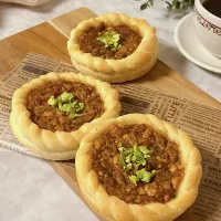 大豆ミートと豆腐のカレーパン|mai＊さん