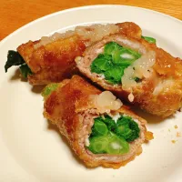 菜の花の豚肉巻き|naoさん