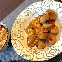 ウィンナー卵炒め|きなこさん