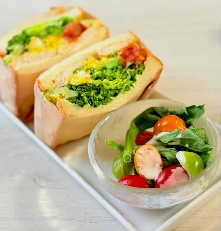 朝ごパン  サンドイッチ|tap.rinさん