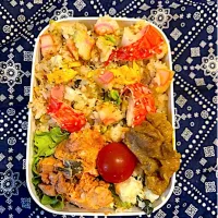 中学and高校男子お弁当🍱|チーズさん