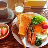 バタートーストワンプレート🍞| さらママさん