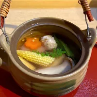 ⑥2月27日・［焼き鳥コース🐥✨］・鶏の土瓶蒸し❣️|山勝さん