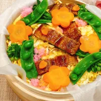 蒸籠の蒸し寿司|sarada.makiさん