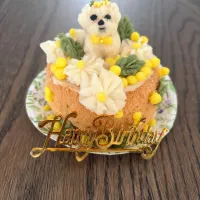 あんフラワーdeバースデーケーキ🎂|Ｌilicaさん