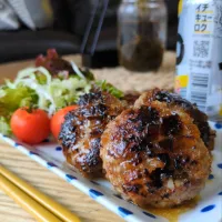 奈良漬けﾁｰｽﾞ豚ﾊﾞｰｸﾞ|まりおさん