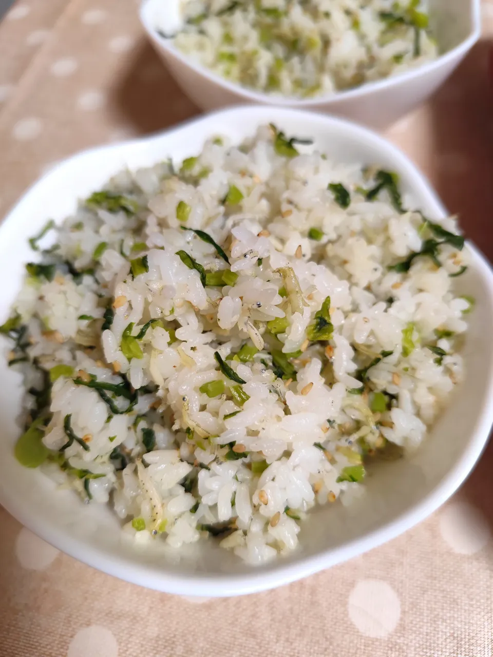 Flowerさんの料理 大根葉としらすの炒め　Flowerさんの料理 息子のお弁当参考にした夜ごはんメニュー|m.rafuさん