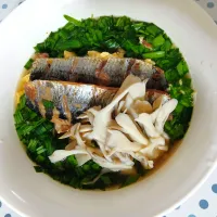 ニラたっぷりなニシン蕎麦(*‘ω‘ *)✨