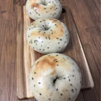 胡麻ベーグル🥯|くみさんさん