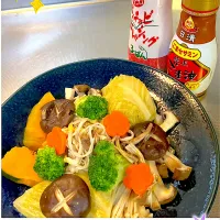 蒸し野菜とごま油|cerezoさん