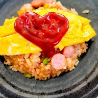 久々オムライス💓|みうのすけさん