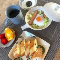 エッグベーカーで朝食| 春 来るさん