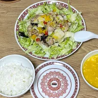 鶏もも肉と百合根のホテル中華風|銀蔵じいちゃんさん