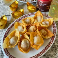 おつまみワンタン2種