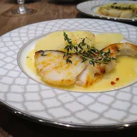 鱈のソテー ブールブランソース