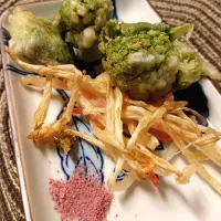 ふきのとうの天ぷら|めめさん