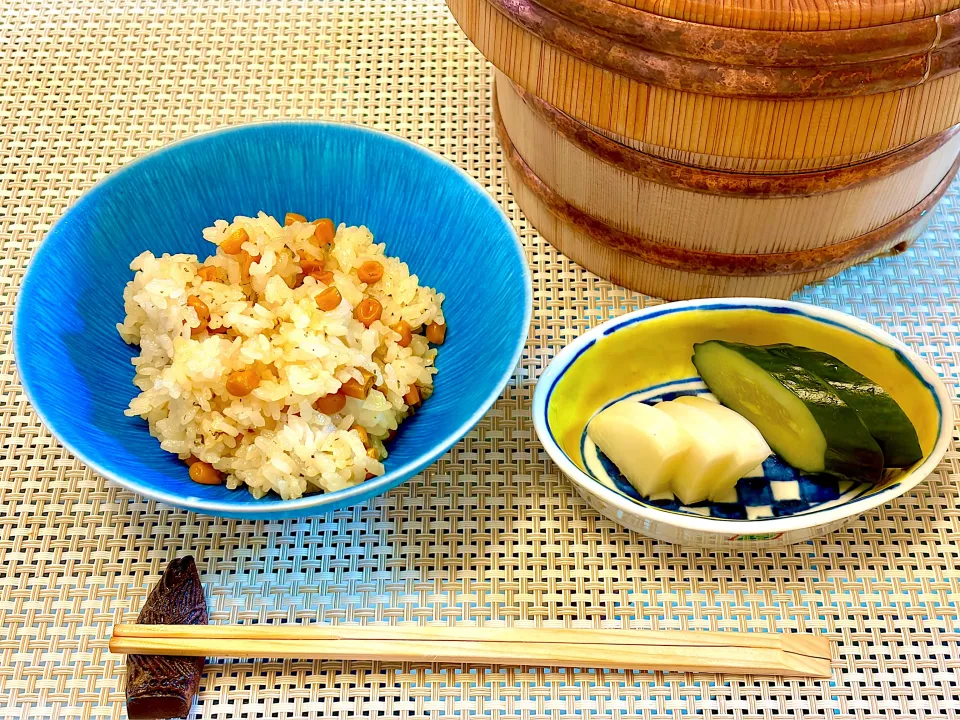 昼ごはん🌽＆夕飯の肴🥒|にゃあ（芸名）さん