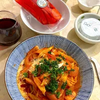 五十嵐農園の赤蕪のピクルス、トマトクリームパスタ|MIEKO 沼澤三永子さん