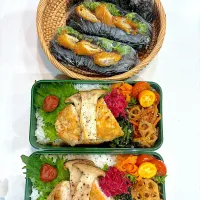 2026,03,02 鶏つくね🐓ハンバーグお弁当さん🍱|kayoo_ch517♡3太郎1姫２モル♡81line Maさん