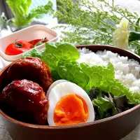 ＊0178. ハンバーグ🌿娘ちゃんの高校生弁当🍱＊|＊抹茶＊さん