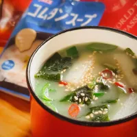 🇰🇷わかめと長芋のコムタンスープ🇰🇷|にゃんぺこさん