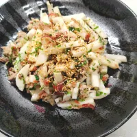 鯖と長芋の梅しそ香味和え| マイケルの料理さん