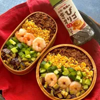 そぼろ丼弁当|kukulutomo ❁𓎪 ⡱𓎩‎𐩢𐩺𓎪 ⡱さん