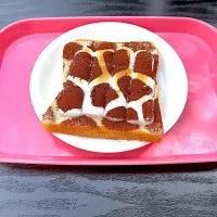 キリン柄トースト