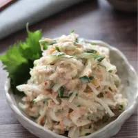 🆔520612                                                                  #大根ときゅうりのごまおかか梅マヨサラダ 💕| ともきーた (伊藤 智子)さん