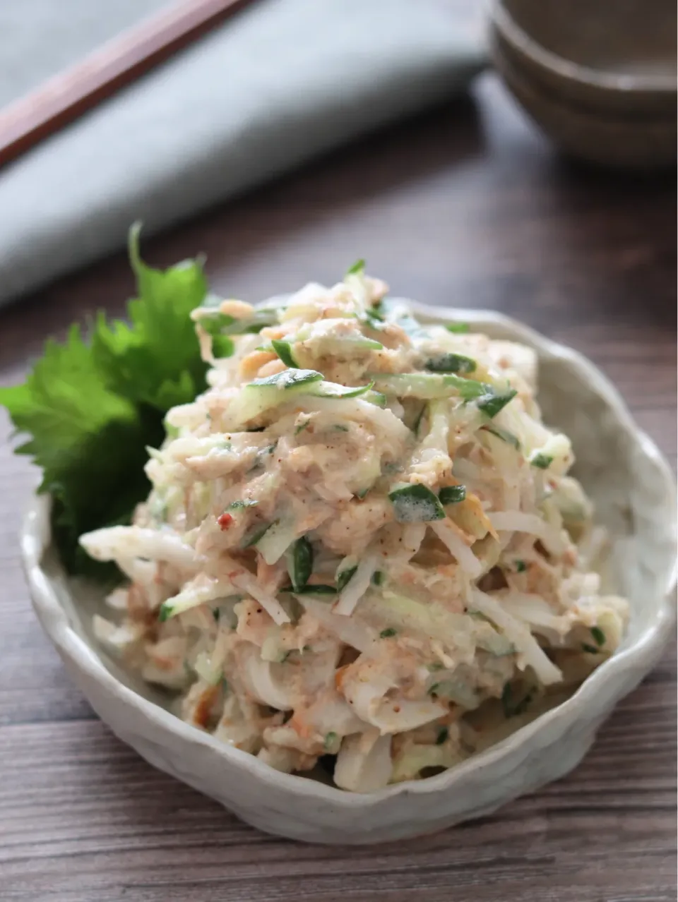 🆔520612                                                                  #大根ときゅうりのごまおかか梅マヨサラダ 💕|ともきーた (伊藤 智子)さん