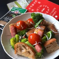 にゃんぺこさんの料理 🇪🇸菜の花としらすのミガス風🇪🇸ブロッコリー🥦代打|とんちんさん