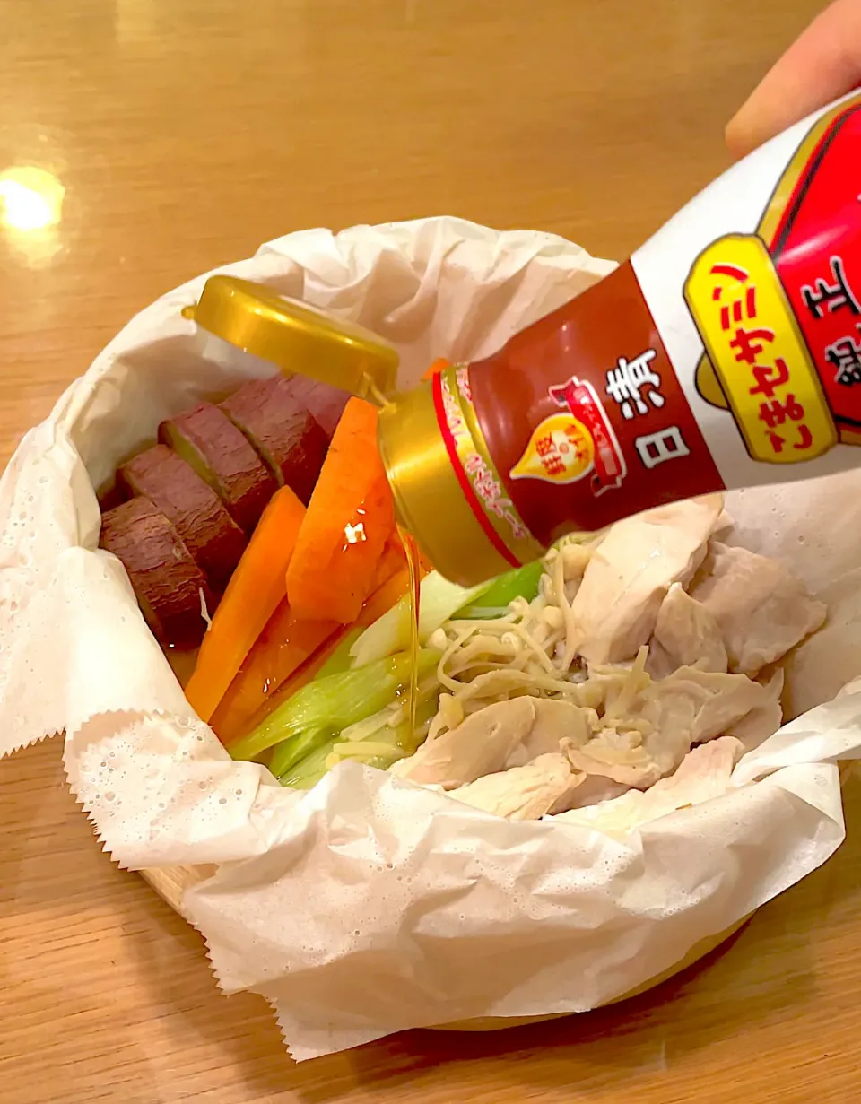 蒸し料理×オイル|ົLiLie･:*+さん