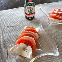 カプレーゼ×オリーブオイル| ົLiLie･:*+さん