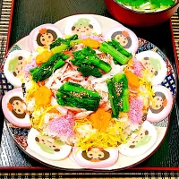 節約！ひな祭りちらし寿司| まめもにおさん