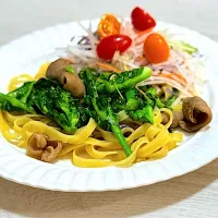 菜の花とモツのパスタ|tap.rinさん