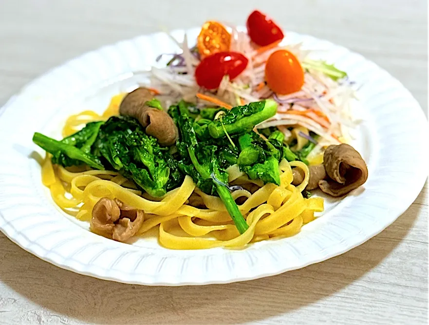 菜の花とモツのパスタ|tap.rinさん