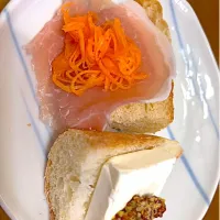 人参ラペと生ハムクリチーサンド|masaさん